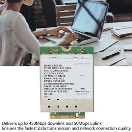 L850 GL IT4210 Module Network Card, M.2 4G LTE Multi Band Network Adapter Internal Card Support for HP 1040 840 850 430 440 Laptop PC
