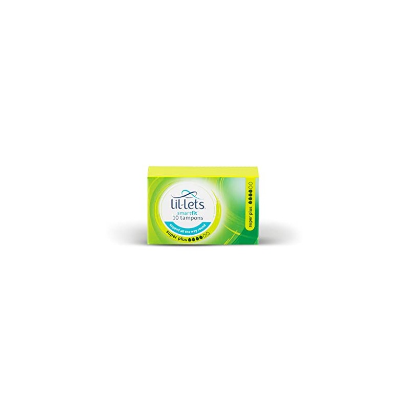 Lil-Lets Extra Comfort Super Plus Absorbency Non-Applicator Tampon, 10 Tampons