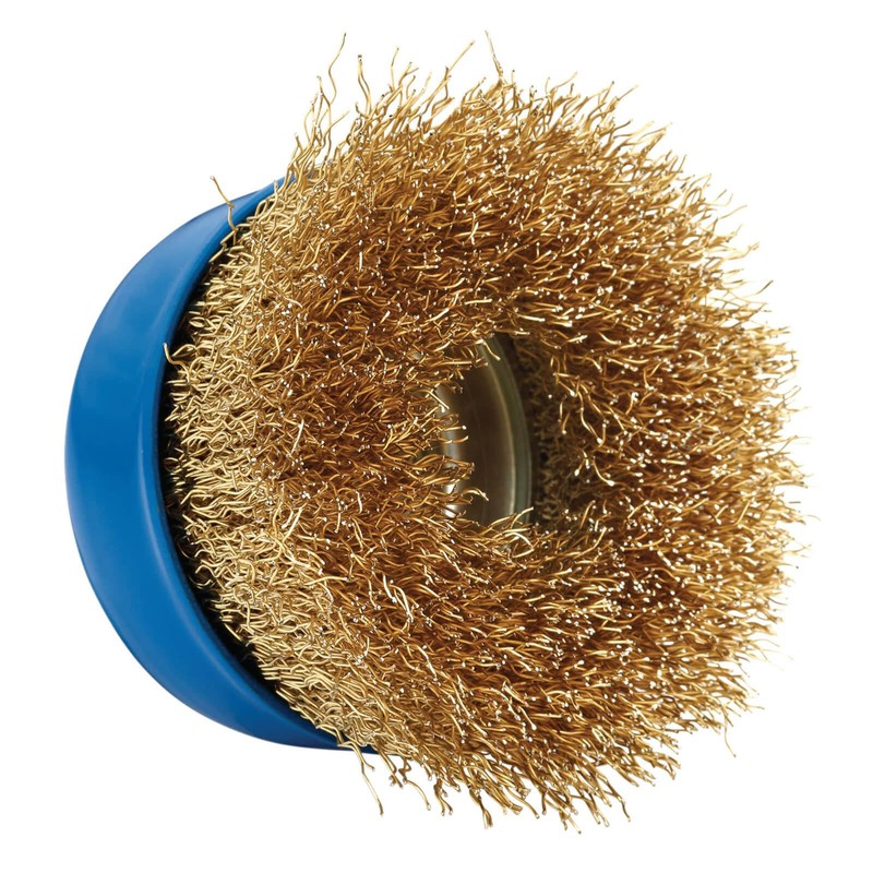 Draper 41444 Crimped Wire Cup Brush, 80mm x M14 ,
