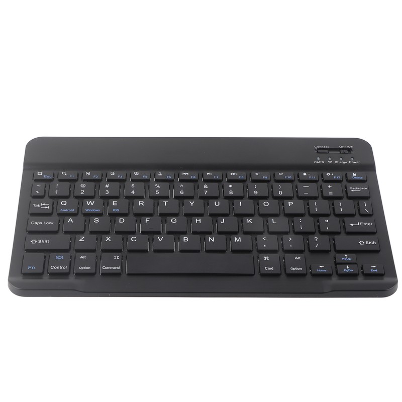 Wireless Bluetooth Keyboard 10Inch Lightweight UltraWide for Android IOS/Windows(Black )
