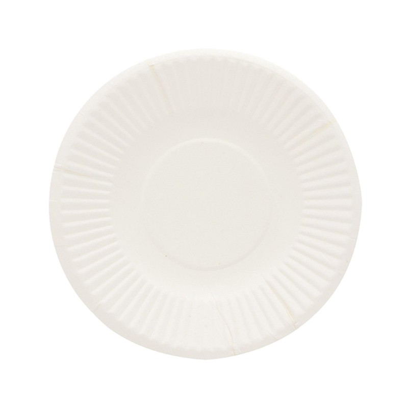 HEIKO 004501020 Paper Plates, 3.9 inches (10 cm), White, Pack