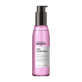 L'Oréal Professionnel Paris Liss Unlimited Sérum | Sérum anti-frizz | Protección duradera contra el frizz y la humedad | Hidrata y suaviza | Con tecnología de Prokeratina| Para todo tipo de cabello rebelde y con frizz | 125ml