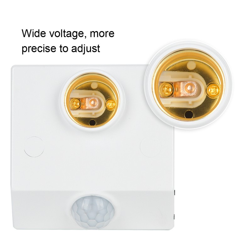 Infrared Sensor Motion Switch Adjustable E27 Light Socket for LED