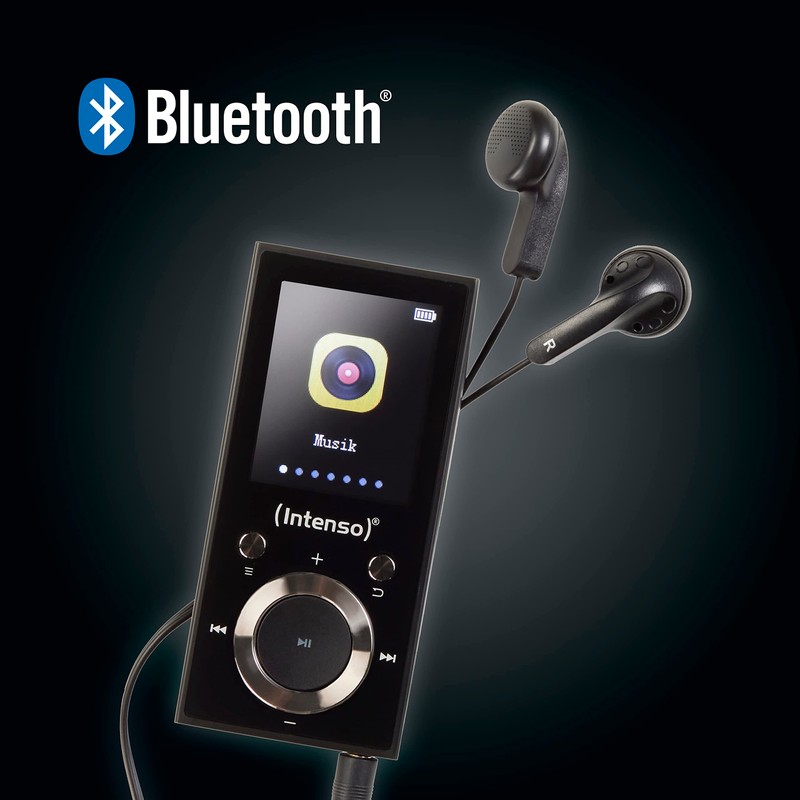Intenso MP3 Player Video Scooter 1,8 Zoll Bluetooth schwarz