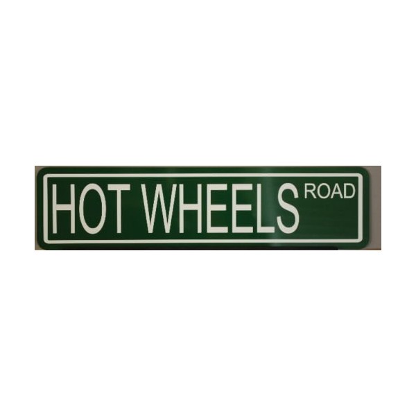 Motown Automotive Design Metal Street Sign HOT Wheels Road 6 x 24 HOT Rod Muscle CAR BAR Garage Shop Man CAVE Restaurant Home Office Wall Art Gift Toy Mini DIE CAST Redline Collectible Collection