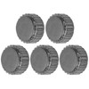 5pcs Professional Watch Head Steel Watch Crown Repairing Parts Replacement