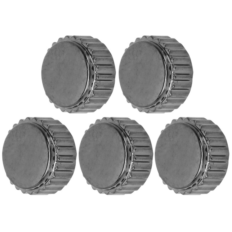 5pcs Professional Watch Head Steel Watch Crown Repairing Parts Replacement