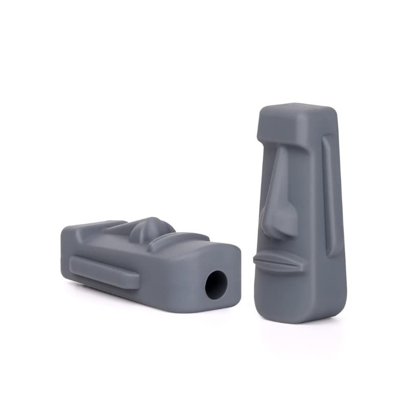 The Pencil Grip Silicone Chewable Pencil Topper Gray Giant Topper