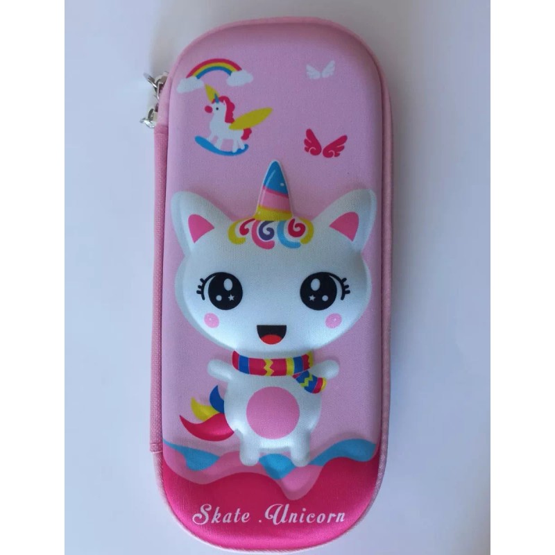 K&H Lapicera 3d Estuche Lápices Dibujos Animados Mayoreo 5pz Niñ