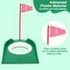 6 Pack Golf Putting Cup with Flags, Plastic Mini Golf
