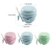 10 Pieces/Set Baby Food Masher Manual Fruit Grinding Bowl Travel