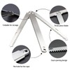 LNQ LUNIQI Aquatic Weed Cutter Stainless Steel Folding Weed Razor