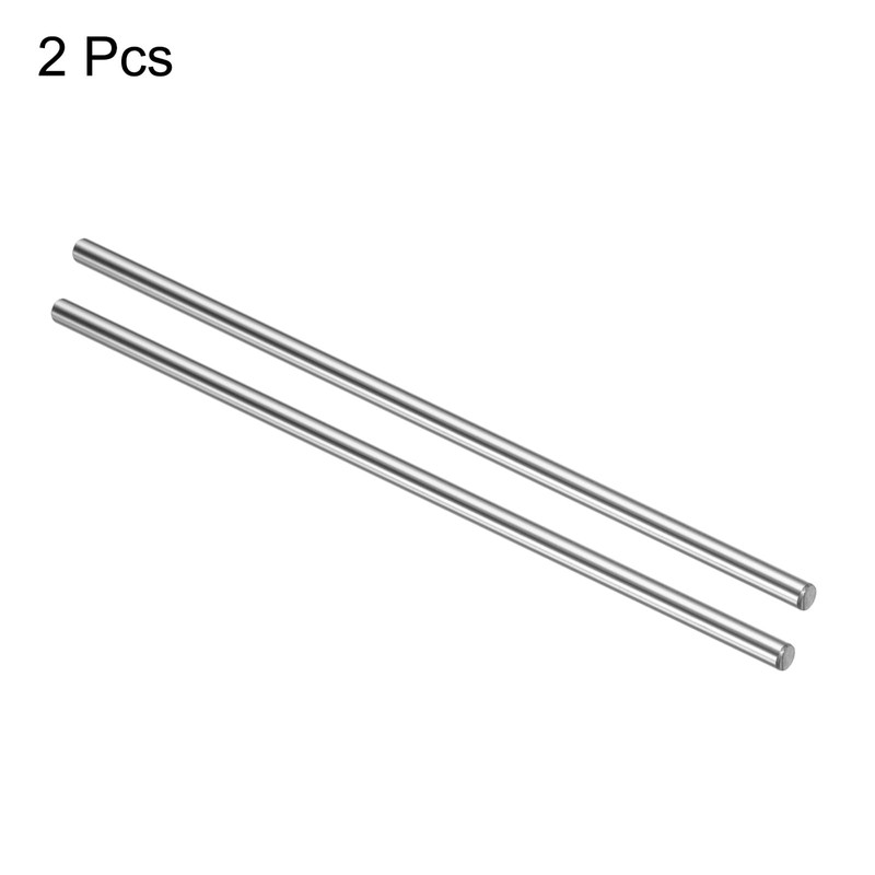sourcing map 2pcs Linear Motion Rod Shaft Guide 4mm x