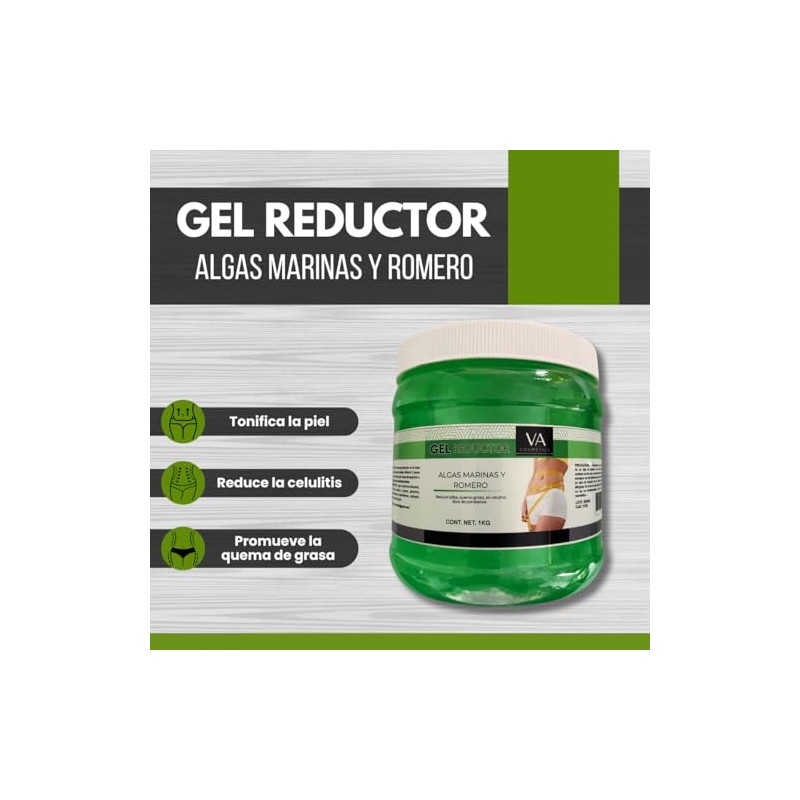 GEL REDUCTOR Y TONIFICANTE ALGAS MARINAS Y ROMERO SPA 1KG.