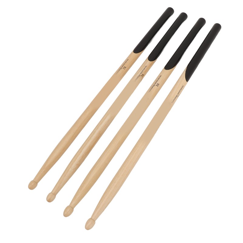 2 Pairs Drum Mallet 5A 7A Wood Drumstick Wooden Drum