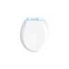 KOHLER 75758-RL-0 Cachet Nightlight ReadyLatch Round-Front Toilet Seat, Toilet Seat