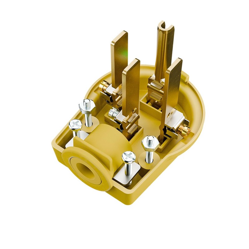 Nema 14-50P 50 Amp 125/250 Volt DIY Plug, 50Amp 4-Prong