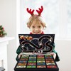 Christmas Advent Calendar 2024,Stocking Stuffer with Race Cars Track,24 Days