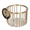 Hollow Out Toilet Paper Holder Antique Rust Proof Wall Mounted