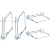 (Pack of 4) 1/4" x 2-3/4" Trailer Coupler Pin, Galvanized