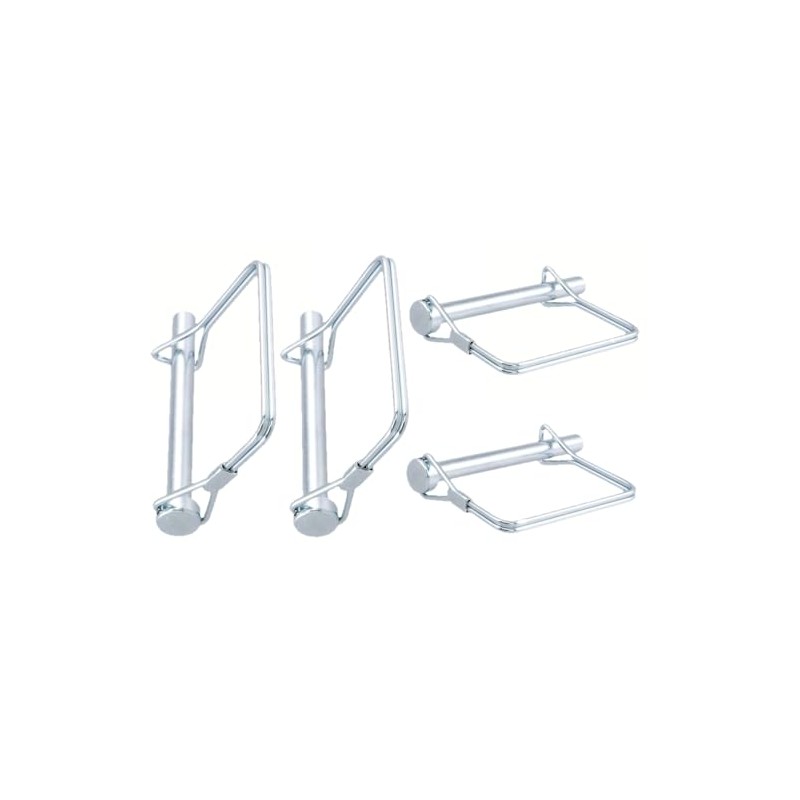 (Pack of 4) 1/4" x 2-3/4" Trailer Coupler Pin, Galvanized