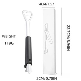 Jar Opener for Weak Hands, Jar Opener for Seniors with Arthritis, Adjustable Multifunctional Stainless Steel Can Opener Jar Lid Gripper, with Bottle Cap Openers Kitchen Gadgets Fit for Most Bottles