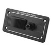 Toggle Switch Panel 12‑24V On Off Aluminum Red LED Indicator