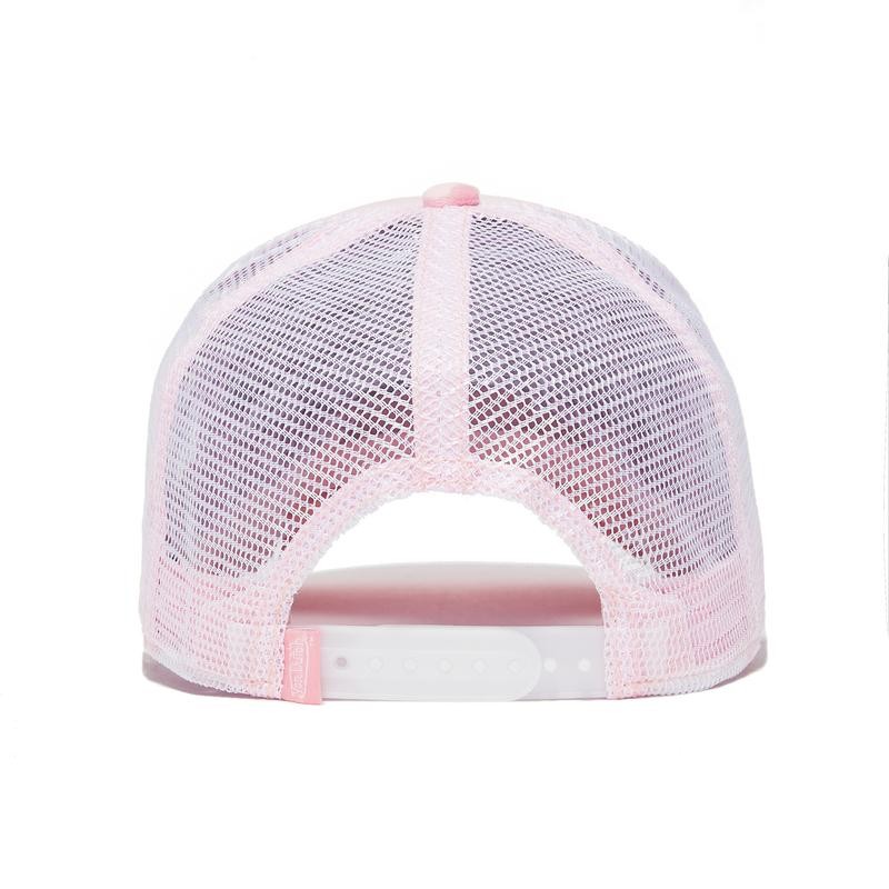Von Dutch Pink Crush Velvet Trucker Hat