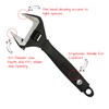 Proferred Plumbing Adjustable Wrench, Black Phosphate Finish, 4 Available Size