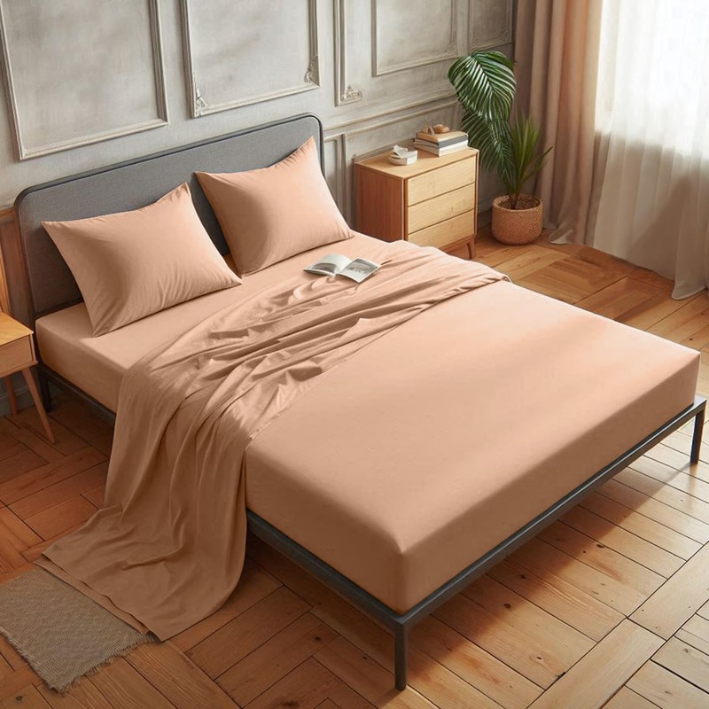 Aspire Homeware Super King Fitted Sheet - 25 cm Deep
