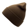 Gorro unisex de punto suave y cálido, con puños, para