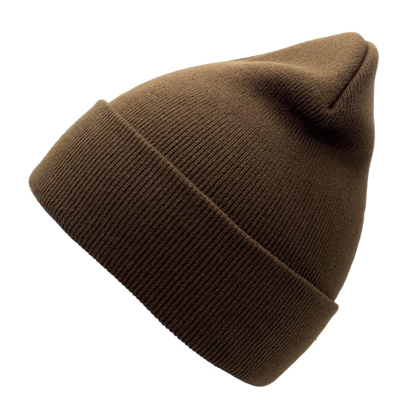 Gorro unisex de punto suave y cálido, con puños, para