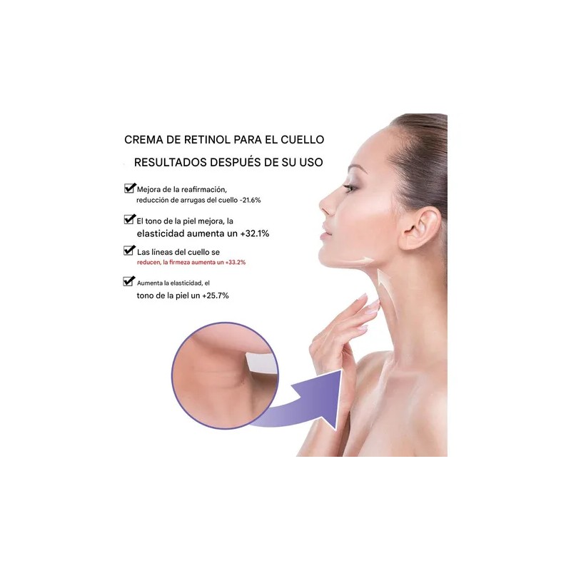 Mopoyat Crema Hidratante De Cuello Con Retinol Para Lneas Y