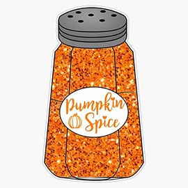 Magnet Pumpkin Spice Magnet Bumper Sticker Car Magnet Flexible Reuseable Magnetic Vinyl 5"