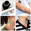 Hiswan Heishi 640pcs 6mm Red Polymer Clay Beads for Jewelry