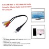 TEHAUX 1Pair Household to Av Cable Set Female Audio Video