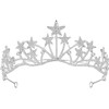Star Shaped Rhinestone Crowns Bridal Crowns Tiaras Bridal Headpiece for