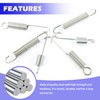 6PCS Motorcycle Kickstand Springs with 3 Size,Steel Kick Stand Spring