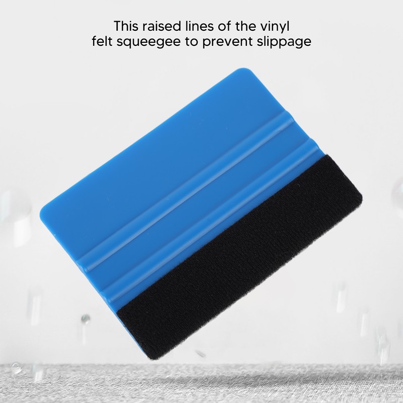 20pcs Felt Edge Squeegee Scratch Free Anti Slip Decal Scraper