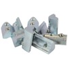 100x T-Slot Nuts 6 St M6 Slot 6 Type I
