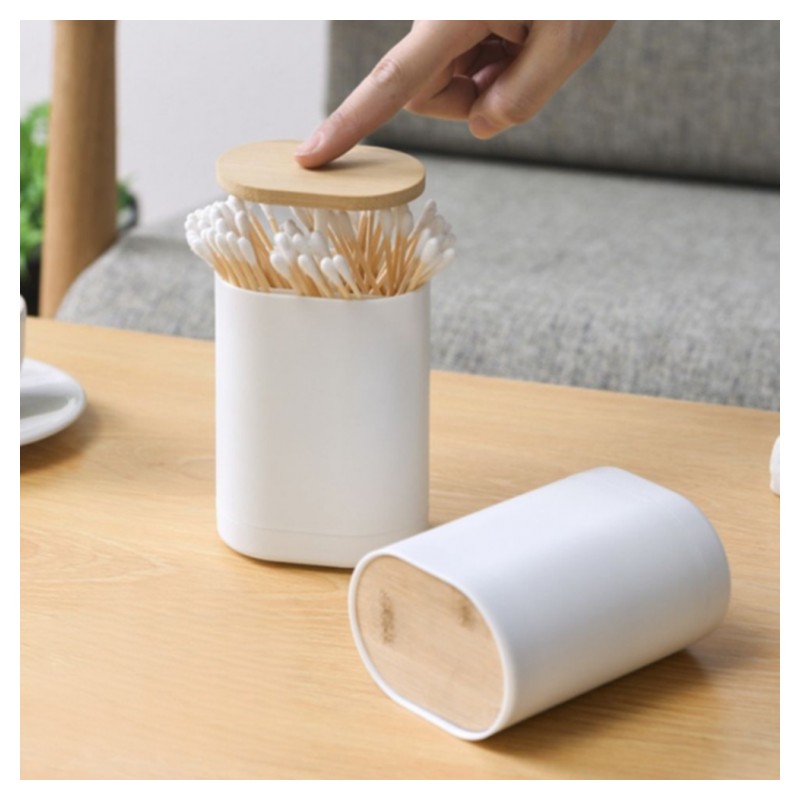 핑쇼16 Automatic Cotton Swab Case with One-Touch Opening