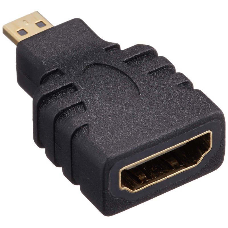 エレコム HDMI (メス) - micro HDMI (オス ) 変換アダプタ ブラック