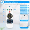 2-Pack Motion Sensor LED Ceiling Lights Battery Operated, 7.48inch 6500K
