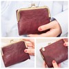 Miskely Women's Bifold Mini Wallet, Gama Wallet, Card, Coin Purse,