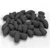 1.25'' BACKFLOW Unscented Charcoal 100 Incense Cones - Ideal for