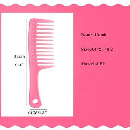 IBLUE Paquete de 2 Peines para Mujer Y Hombre, Peines Profesionales para Estilistas, Peine de Dientes Finos Y Anchos para Todo Tipo de Cabello, Juego 