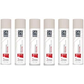 Salon Grafix Hairspray Freezing Mega Hold 10 Ounce (295ml) (6 Pack)