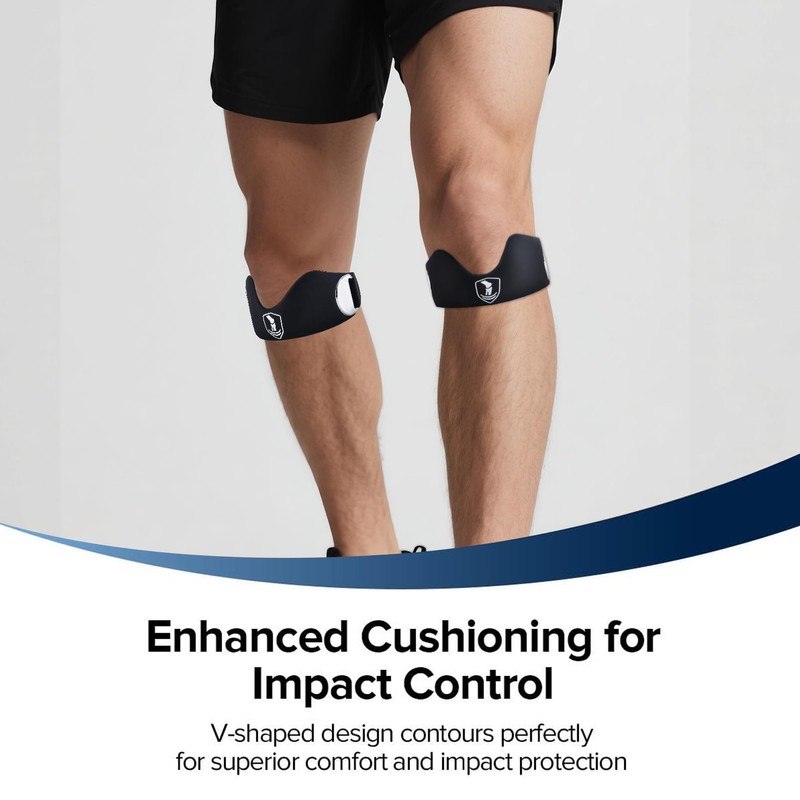Patellar tendon support strap2 Pack, helps protect knee support for