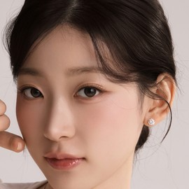 Gold & Deer G-DIA Moissanite Part 1 Part 3 Part 5 1 Carat Earrings Part 1 / 골드앤디어 G-DIA 모이사나이트 1부  3부  5부  1캐럿 귀걸이 1부