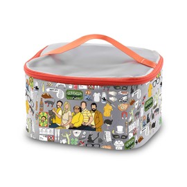 PXTIDY IASIP Tv Show Gift Always Sunny Merchandise Philadelphia Show Cosmetic Organizer Bag Dayman Nightman Frank Lover Gift